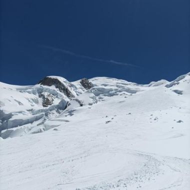 Mont Blanc par les Trois Monts descente plateaux